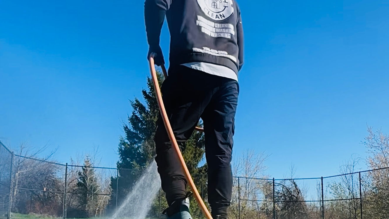 Tennis Court Wash - Duntroon